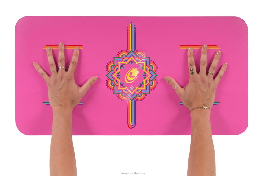 Collection Liforme Grateful Rainbow Yoga Pad Grateful Pink/Rainbow 6268693 - Image 4