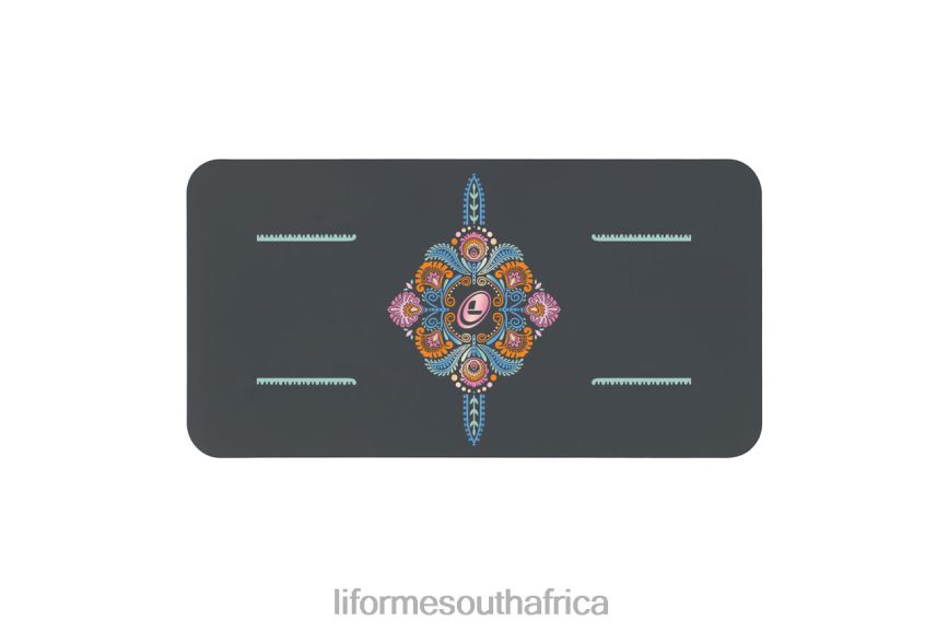 Collection Liforme Mindful Garden Yoga Pad Grey/Floral 6268684 - Image 1
