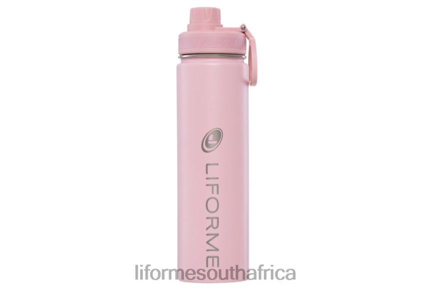 collection_liforme_water_bottle_710ml_pink_62686104.jpg Collection Liforme Water Bottle 710ml Pink 62686104 - Image 1