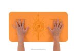 Collection Liforme Yoga Pad Vibrant Orange 6268691 - Image 4