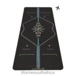 Yoga Mats Liforme Cosmic Moon Travel Yoga Mat Black 6268645