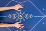 Yoga Mats Liforme Cosmic Moon Yoga Mat Dusk Blue 626862 - Image 6
