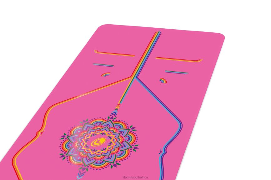 Yoga Mats Liforme Grateful Rainbow Yoga Mat Grateful Pink/Rainbow 6268625 - Image 3
