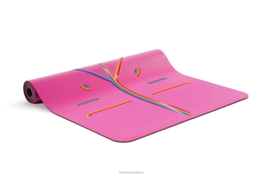 Yoga Mats Liforme Grateful Rainbow Yoga Mat Grateful Pink/Rainbow 6268625 - Image 4