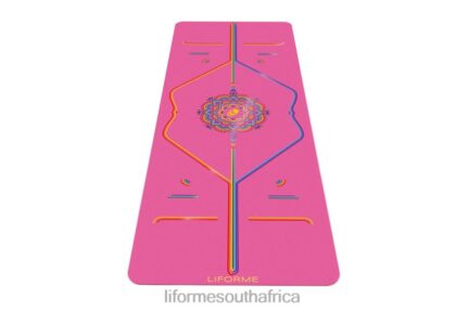 Yoga Mats Liforme Grateful Rainbow Yoga Mat Grateful Pink/Rainbow 6268625