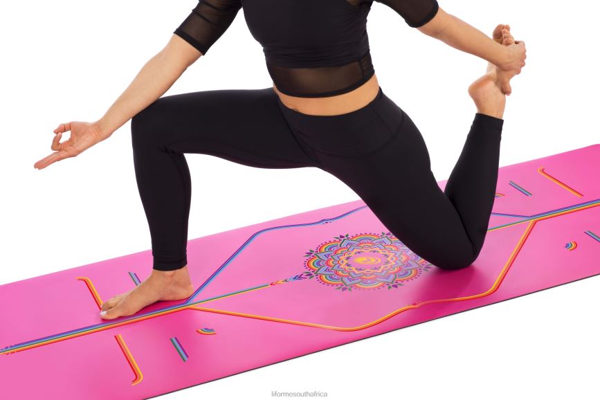 Yoga Mats Liforme Grateful Rainbow Yoga Mat Grateful Pink/Rainbow 6268625 - Image 6