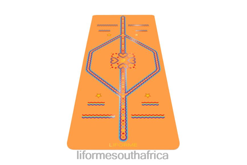 Yoga Mats Liforme Kids Playful Yoga Mat Vibrant Orange 6268669 - Image 1