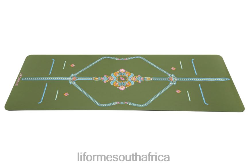 Yoga Mats Liforme Mindful Garden Travel Mat Olive/Floral 6268643 - Image 2