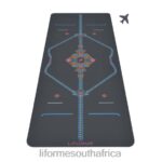 Yoga Mats Liforme Mindful Garden Travel Yoga Mat Grey/Floral 6268648