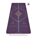 Yoga Mats Liforme Mindful Garden Travel Yoga Mat Purple/Floral 6268649