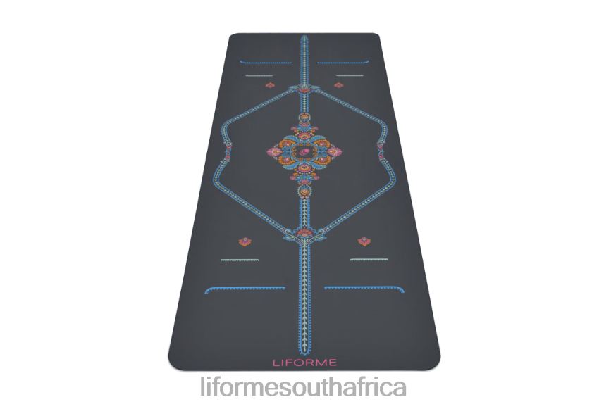 Yoga Mats Liforme Mindful Garden Yoga Mat Grey/Floral 6268615 - Image 1