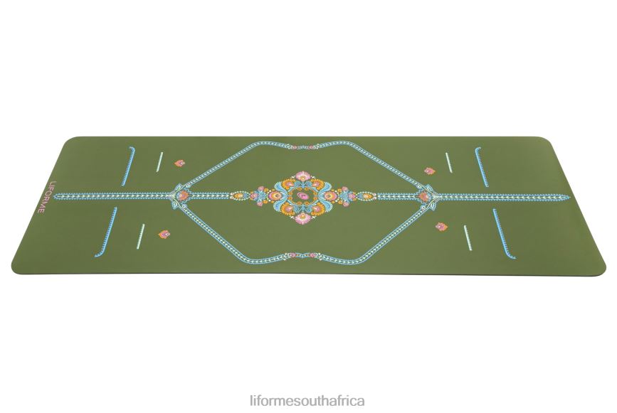 Yoga Mats Liforme Mindful Garden Yoga Mat Olive/Floral 626861 - Image 2