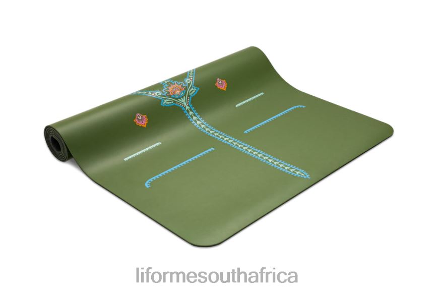Yoga Mats Liforme Mindful Garden Yoga Mat Olive/Floral 626861 - Image 5