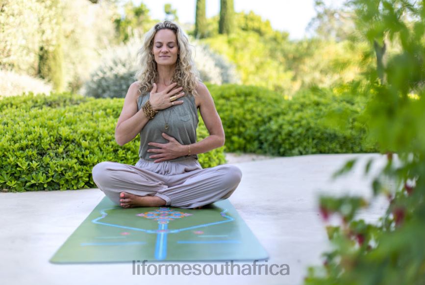 Yoga Mats Liforme Mindful Garden Yoga Mat Olive/Floral 626861 - Image 7