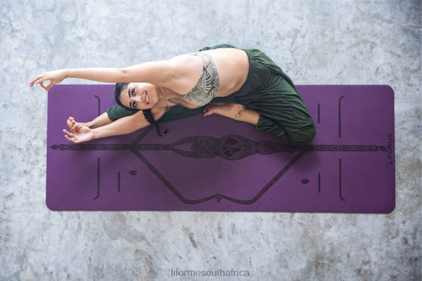 Yoga Mats Liforme Mother Earth Yoga Mat Purple Earth 6268618 - Image 6