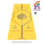 Yoga Mats Liforme Rainbow Hope Travel Mat Yellow/Rainbow 6268651