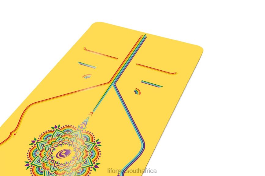 Yoga Mats Liforme Rainbow Hope Yoga Mat Yellow/Rainbow 6268616 - Image 3