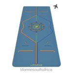 Yoga Mats Liforme Travel Mat Blue/Rainbow 6268654