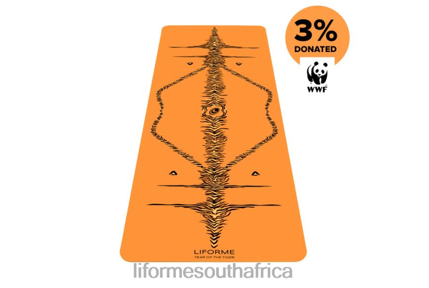 Yoga Mats Liforme Year of the Tiger' Yoga Mat Vibrant Orange/Black-Cream 6268636 - Image 1