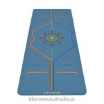 Yoga Mats Liforme Yoga Mat Blue/Rainbow 6268611