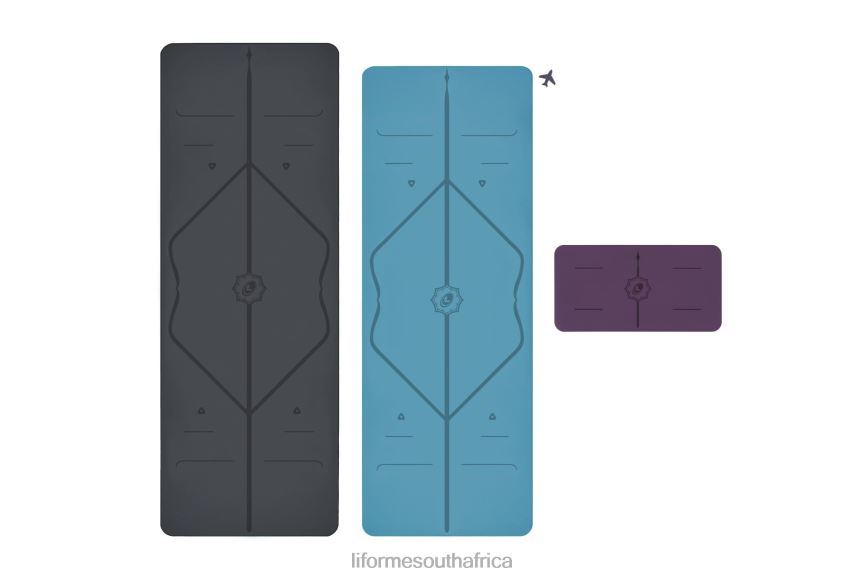 Yoga Mats Liforme Yoga Mat, Travel and Pad Bundle Classic 6268662 - Image 4